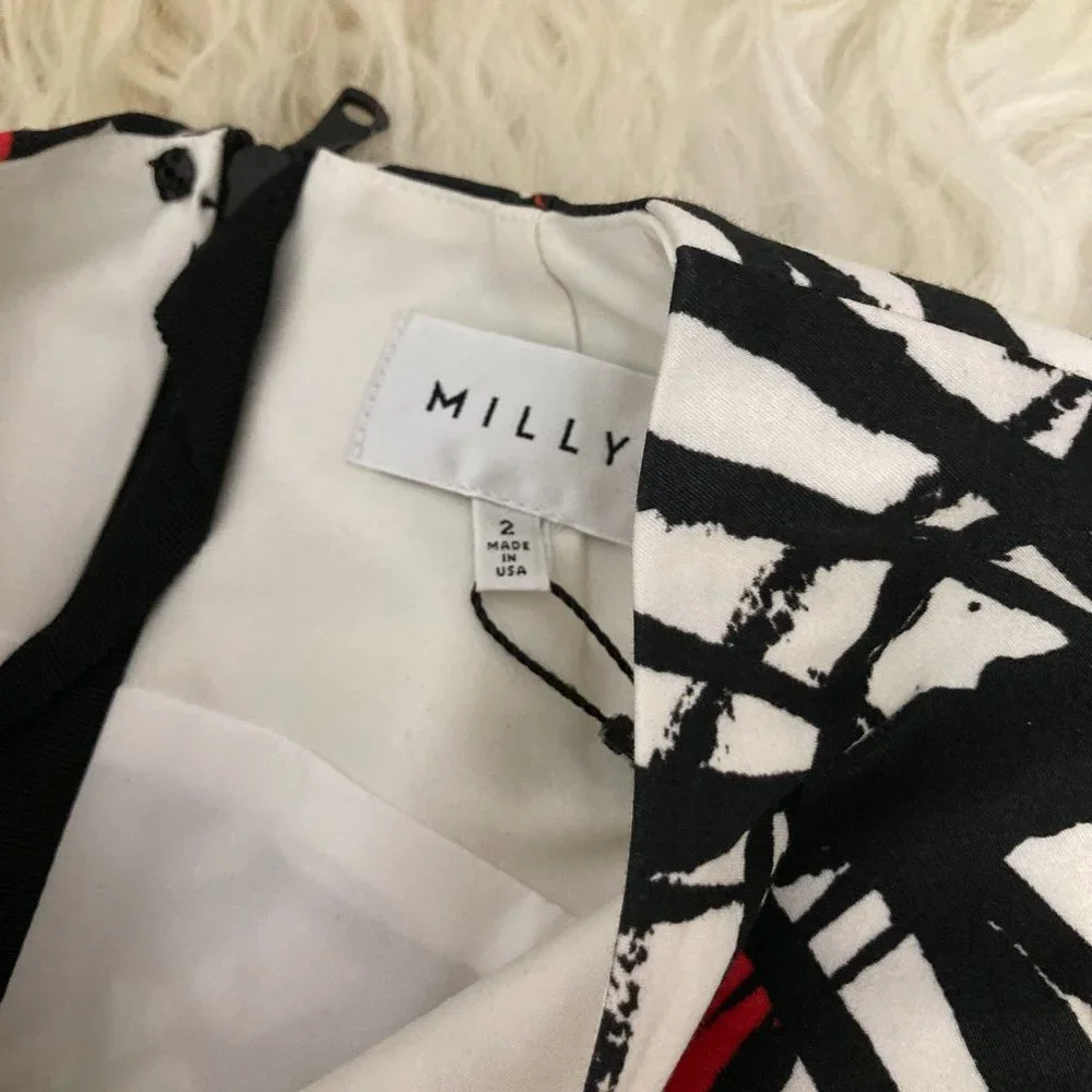 MILLY Printed Mini Dress - Picture 7 of 10